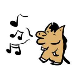 Stuffed toy Horse sticker #6259717