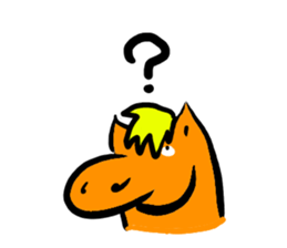 Stuffed toy Horse sticker #6259718