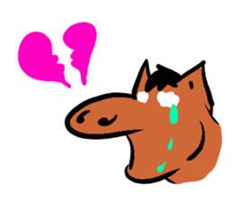 Stuffed toy Horse sticker #6259722