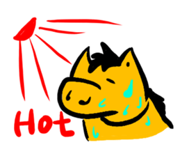 Stuffed toy Horse sticker #6259725