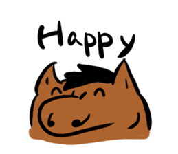 Stuffed toy Horse sticker #6259734