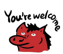 Stuffed toy Horse sticker #6259748