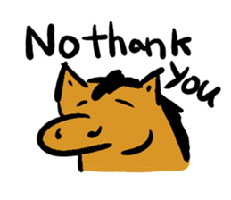 Stuffed toy Horse sticker #6259751