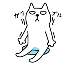 TOFU -White Cat - 4 sticker #6259759