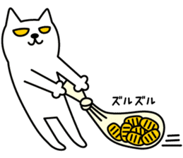 TOFU -White Cat - 4 sticker #6259761