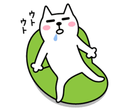 TOFU -White Cat - 4 sticker #6259770