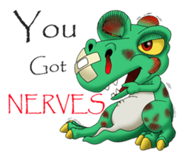 Q Dinosaur Family-T Rex English version sticker #6259954