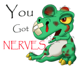 Q Dinosaur Family-T Rex English version sticker #6259954