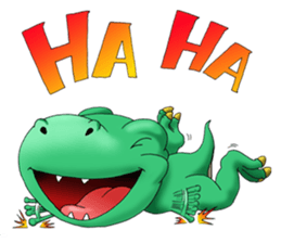 Q Dinosaur Family-T Rex English version sticker #6259955