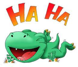 Q Dinosaur Family-T Rex English version sticker #6259955
