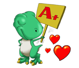 Q Dinosaur Family-T Rex English version sticker #6259957