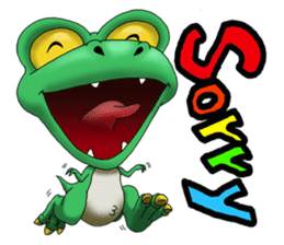Q Dinosaur Family-T Rex English version sticker #6259959