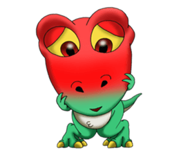 Q Dinosaur Family-T Rex English version sticker #6259961