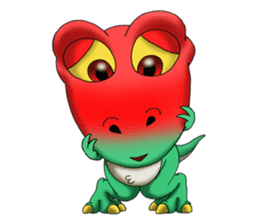 Q Dinosaur Family-T Rex English version sticker #6259961