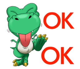 Q Dinosaur Family-T Rex English version sticker #6259962