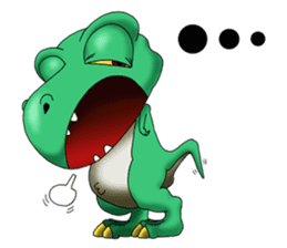 Q Dinosaur Family-T Rex English version sticker #6259963