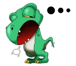Q Dinosaur Family-T Rex English version sticker #6259963