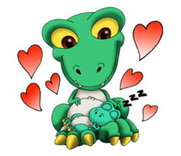 Q Dinosaur Family-T Rex English version sticker #6259964