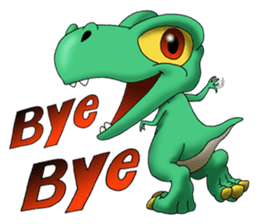 Q Dinosaur Family-T Rex English version sticker #6259965