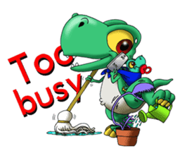 Q Dinosaur Family-T Rex English version sticker #6259966