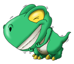 Q Dinosaur Family-T Rex English version sticker #6259969