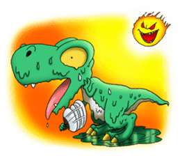 Q Dinosaur Family-T Rex English version sticker #6259973