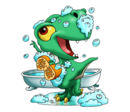Q Dinosaur Family-T Rex English version sticker #6259975