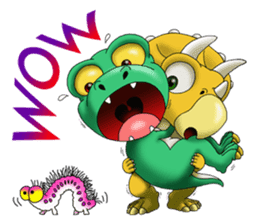 Q Dinosaur Family-T Rex English version sticker #6259977