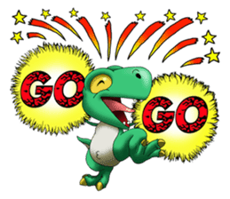 Q Dinosaur Family-T Rex English version sticker #6259986