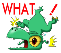 Q Dinosaur Family-T Rex English version sticker #6259987