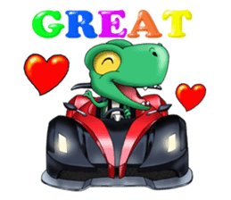 Q Dinosaur Family-T Rex English version sticker #6259990