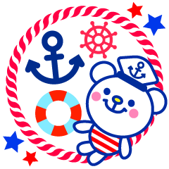 Marine bear : Tricolor color