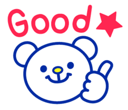 Marine bear : Tricolor color sticker #6260686