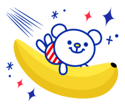 Marine bear : Tricolor color sticker #6260705