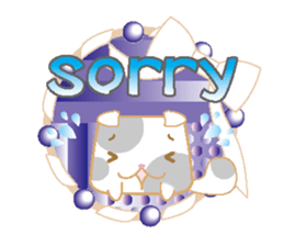 Honwa Cat (English) sticker #6260796