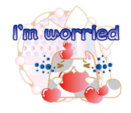 Honwa Cat (English) sticker #6260823