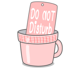 Rini Rabbit in a cup sticker #6260937