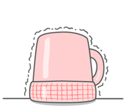 Rini Rabbit in a cup sticker #6260941