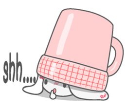 Rini Rabbit in a cup sticker #6260948