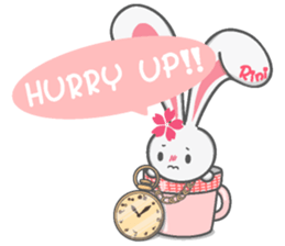 Rini Rabbit in a cup sticker #6260951