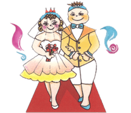 A lovely couple sticker #6261155