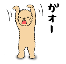 Happy days of Toy Poodle Part2 sticker #6261208