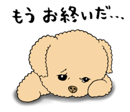 Happy days of Toy Poodle Part2 sticker #6261224
