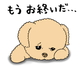 Happy days of Toy Poodle Part2 sticker #6261224