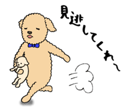 Happy days of Toy Poodle Part2 sticker #6261226