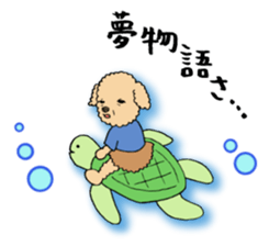 Happy days of Toy Poodle Part2 sticker #6261227