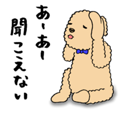 Happy days of Toy Poodle Part2 sticker #6261229