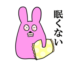 Bear and rabbit alien sticker #6261244