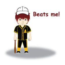 RED is a sweet but mean guy sticker #6262336