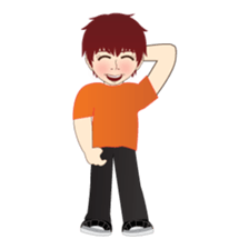 RED is a sweet but mean guy sticker #6262344